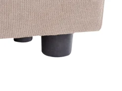Narożnik sofa rogówka tapicerowana beżowoszara