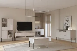 Nowoczesna komoda 140 cm do salonu dwudrzwiowa ORE