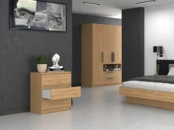 Nowoczesna komoda km3 artisan szafka 3 szuflady do salonu sypialni
