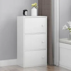 Nowoczesna pojemna komoda biała loft 78 cm