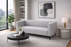 Nowoczesna wygodna sofa dwuosobowa tapicerowana CALMO curio 80