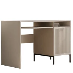Nowoczesne biurko WAVE 120 cm na nóżkach - kaszmir