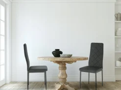 Nowoczesne krzesło kuchnia jadalnia salon tapicerowane Mark II KT117 czarne