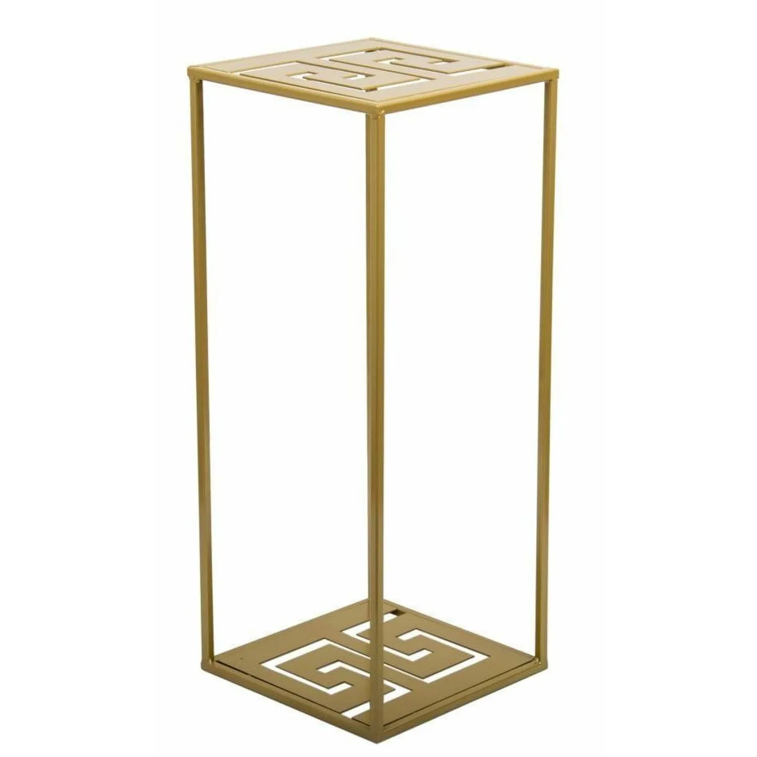 Nowoczesny stojący kwietnik 60 cm złoty