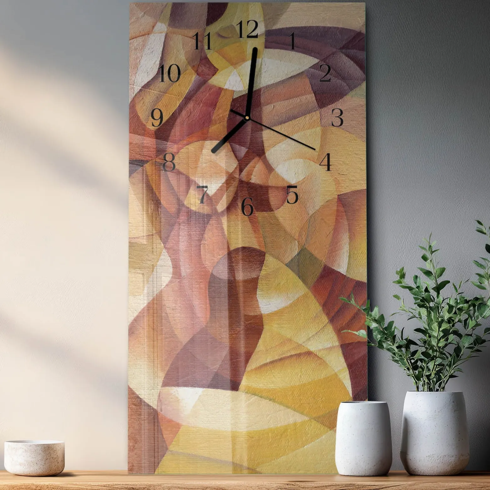 Nowoczesny zegar 30x60 Wzór cichy mechanizm salon