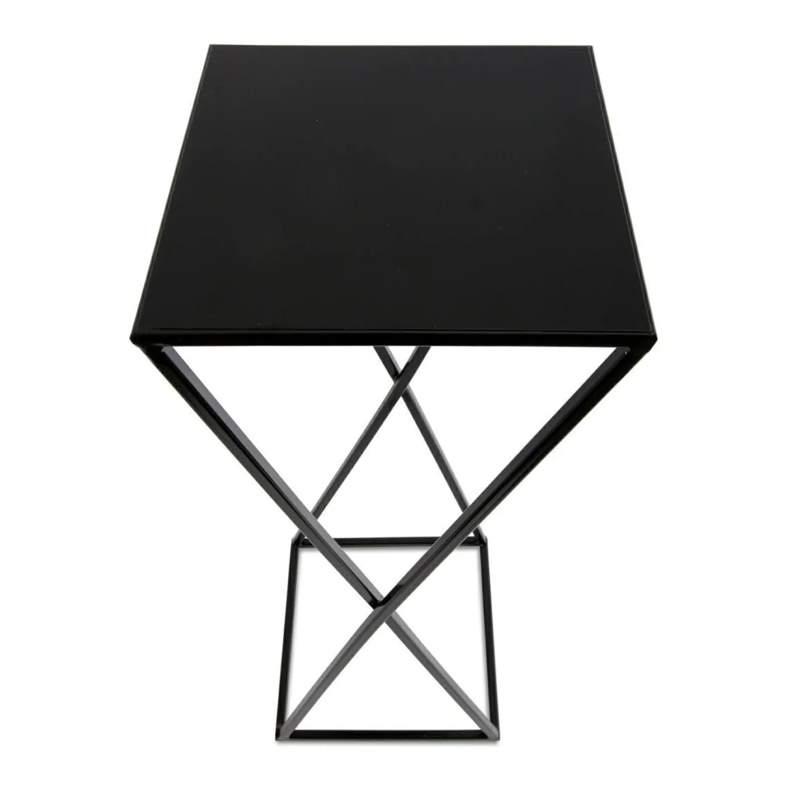 Nowoczesny kwietnik stojący 70 cm czarny LOFT