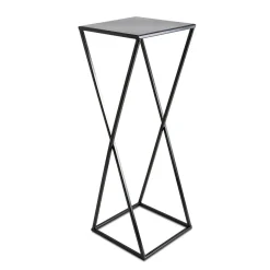 Nowoczesny kwietnik stojący 70 cm czarny LOFT