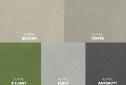 Nowoczesny narożnik Modena Studio Falten, kształt litery L Zielony Prawy