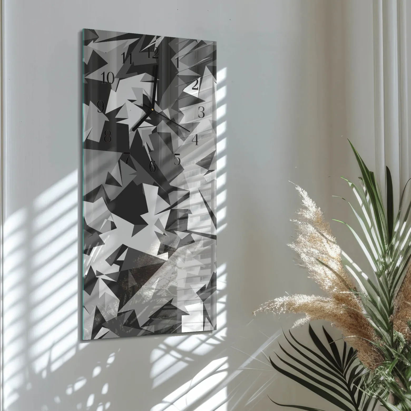 Nowoczesny zegar 30x60 Wzór cichy mechanizm salon