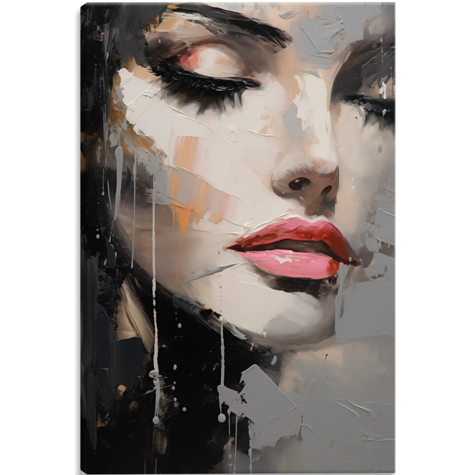 Obraz Canvas Nowoczesny Portret Kobiety 20x30cm
