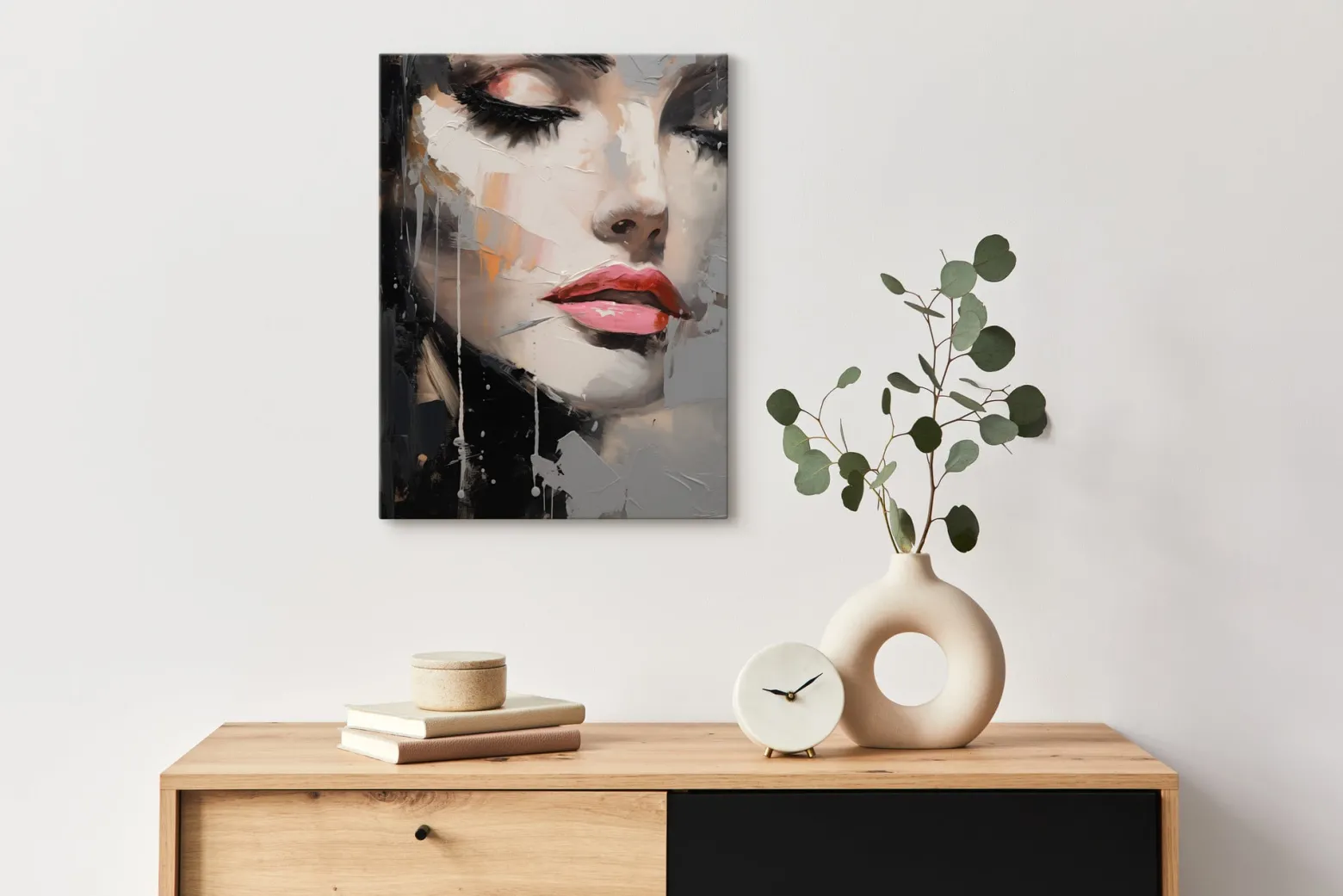 Obraz Canvas Nowoczesny Portret Kobiety 20x30cm