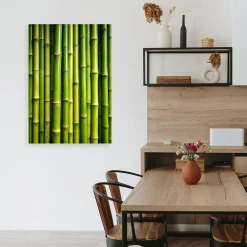 Obraz do salonu biura kuchni, Zielony bambus rośliny 20x30