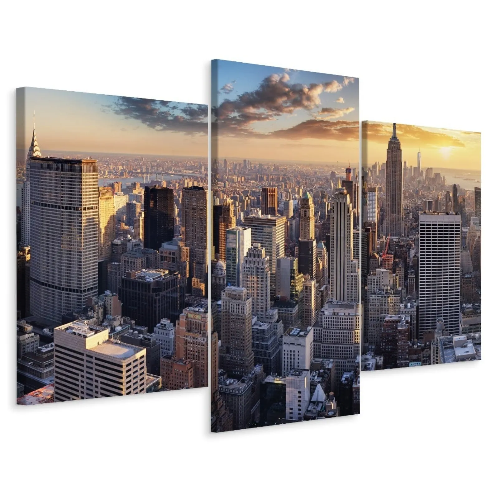 Obraz Do Salonu Tryptyk Panorama NEW YORK CITY 60x40cm