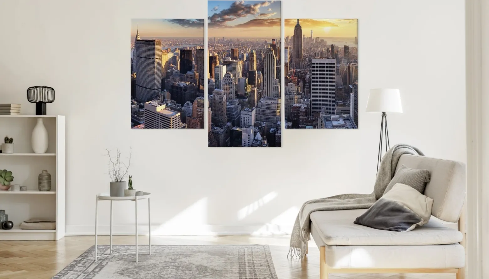Obraz Do Salonu Tryptyk Panorama NEW YORK CITY 60x40cm