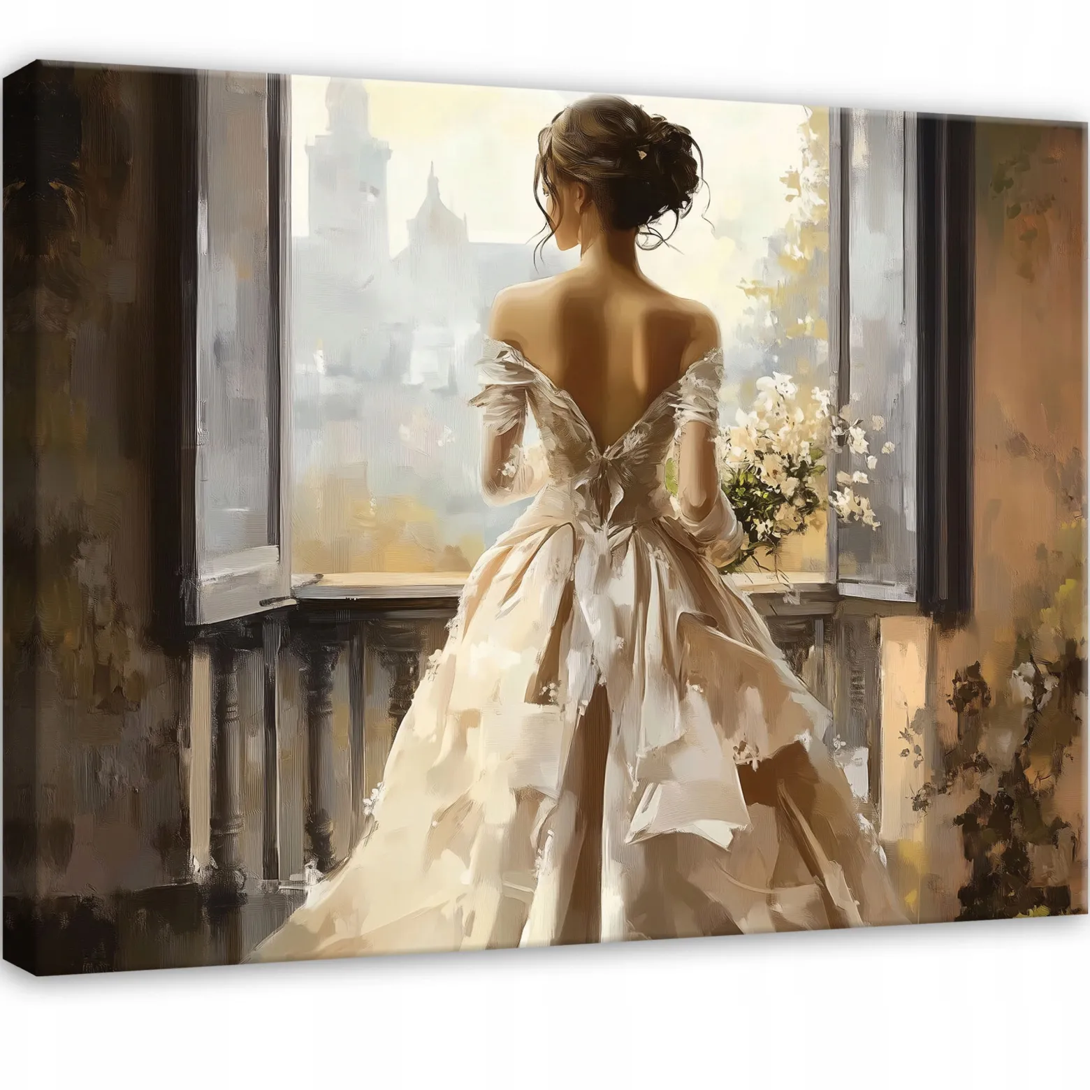 Obraz Kobieta Sztuka Art Do Sypialni Salonu Kuchni Na Płótnie 60X40