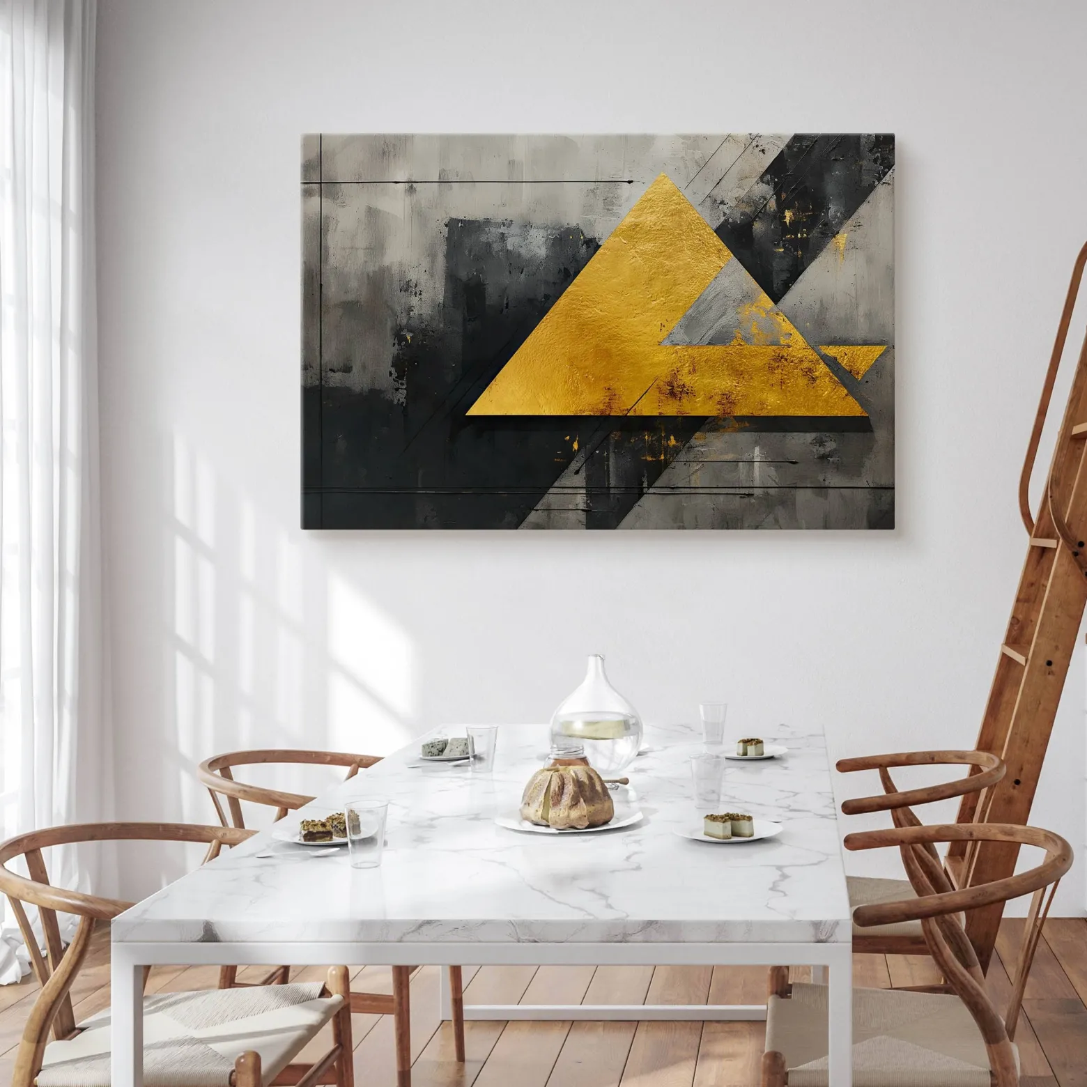 Obraz Abstrakcyjne Kształty Geometryczne 30x20cm