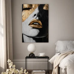 Obraz Abstrakcyjny Kobiecy Portret Glamour 20x30cm