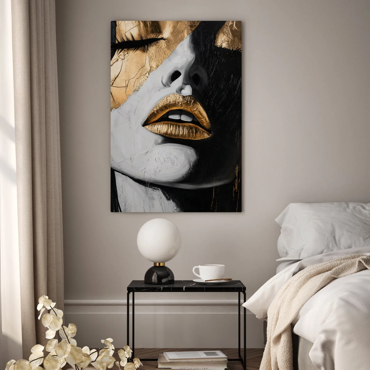 Obraz Abstrakcyjny Kobiecy Portret Glamour 20x30cm