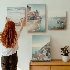 Obraz canvas 4 częściowy Widoki plaża |40x40, 40x60| Wallfluent