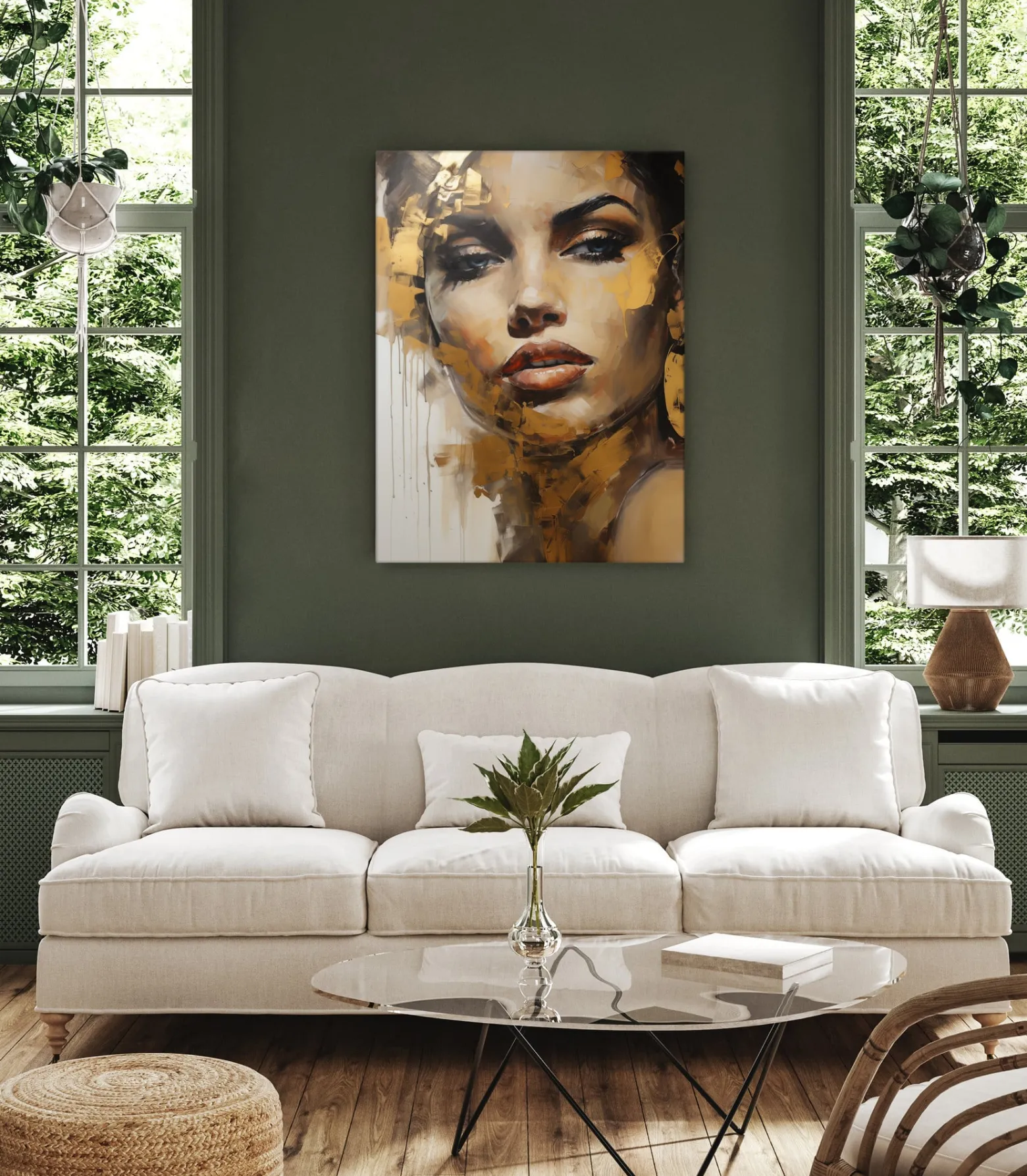 Obraz Canvas Nowoczesny Portret Kobiety 20x30cm