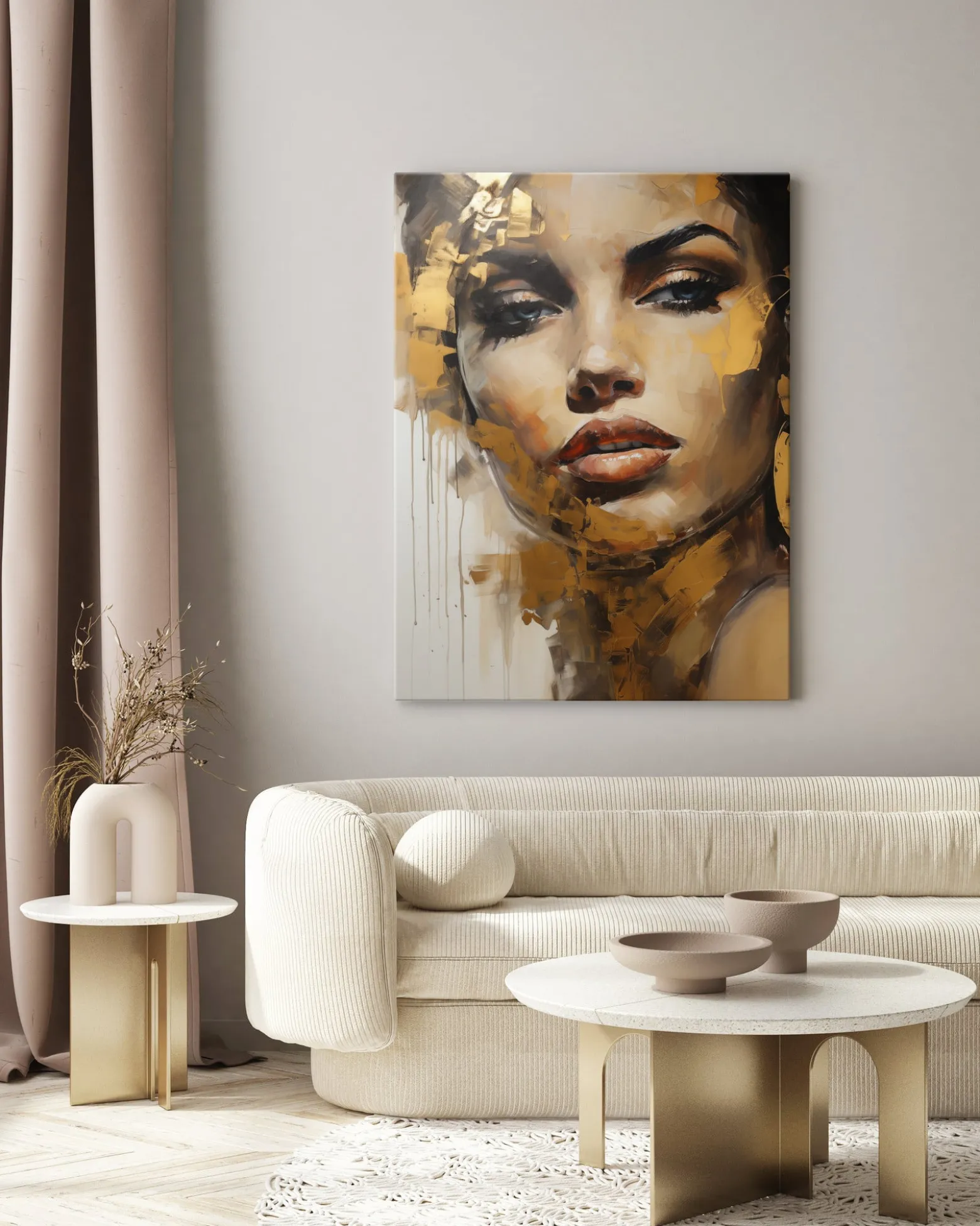 Obraz Canvas Nowoczesny Portret Kobiety 20x30cm