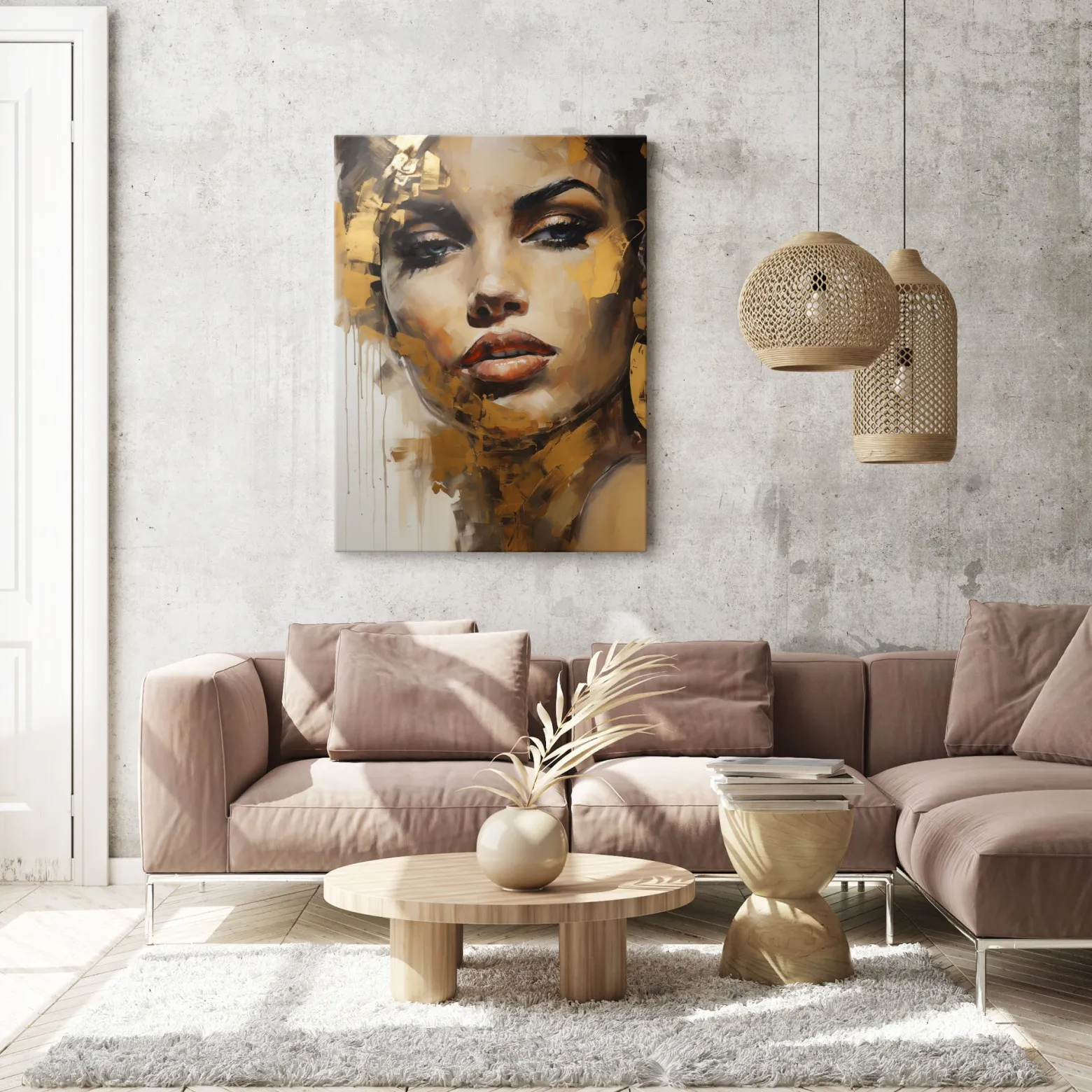 Obraz Canvas Nowoczesny Portret Kobiety 20x30cm