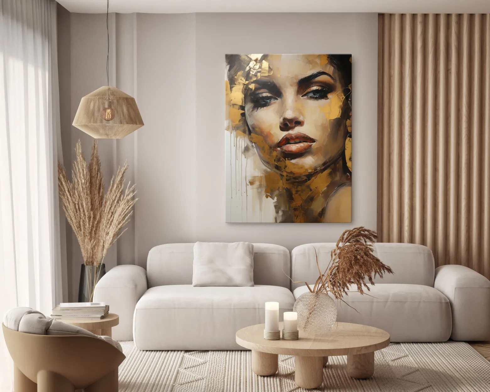 Obraz Canvas Nowoczesny Portret Kobiety 20x30cm