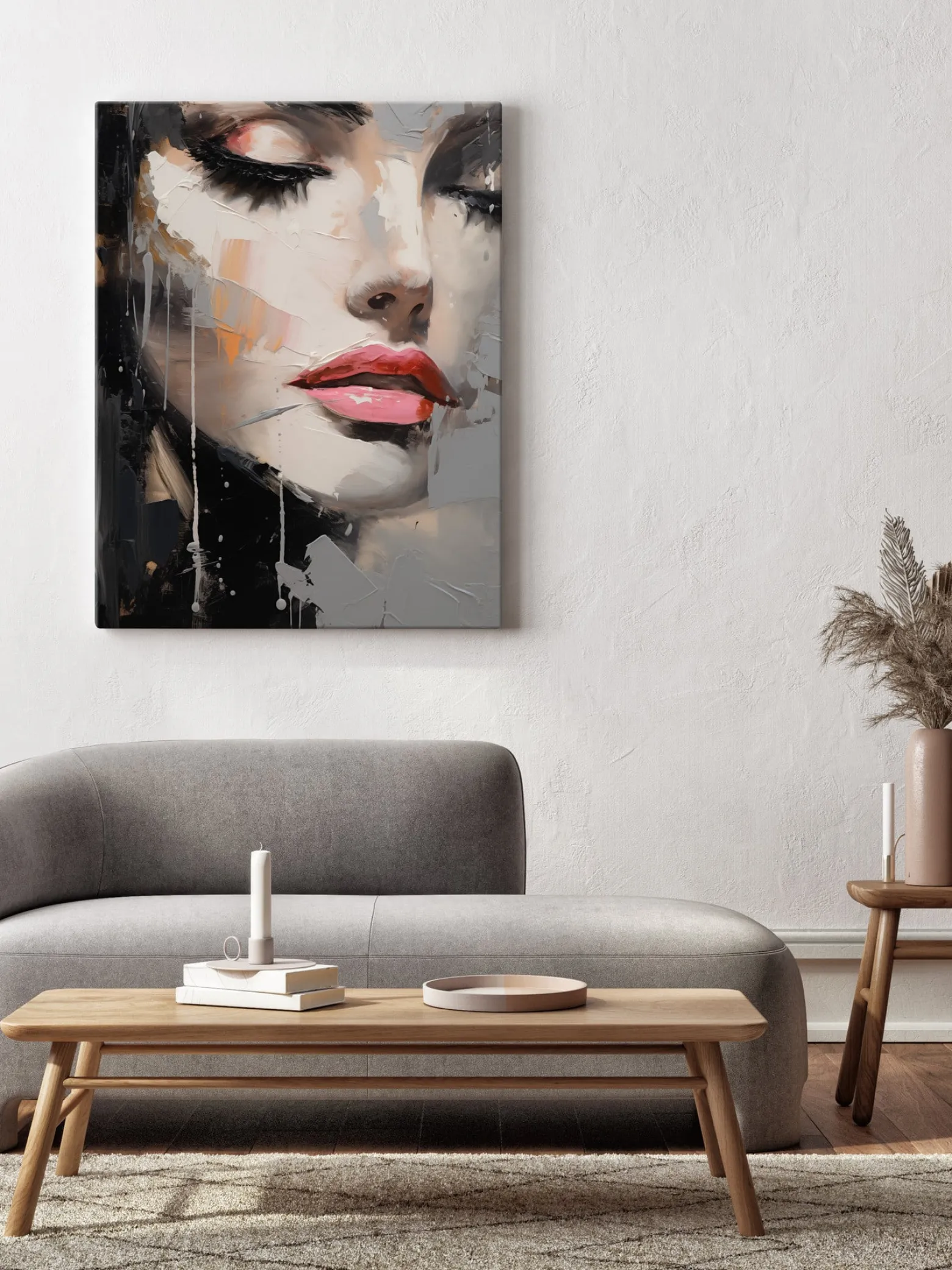 Obraz Canvas Nowoczesny Portret Kobiety 20x30cm