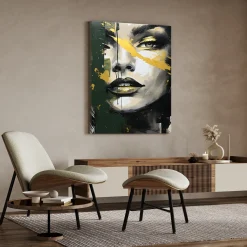Obraz Do Salonu Kobiecy Portret W Stylu Glamour 20x30cm