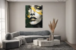 Obraz Do Salonu Kobiecy Portret W Stylu Glamour 20x30cm