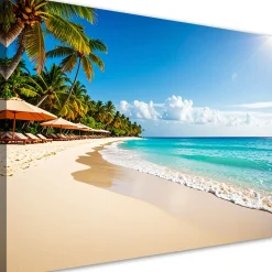 Obraz do salonu sypialni biura, Plaża Morze Krajobraz 30x20