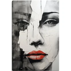 Obraz Do Sypialni Abstrakcyjny Portret Kobiety 20x30cm