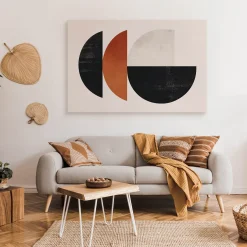 Obraz Figury Geometryczne W Stylu Boho 30x20cm