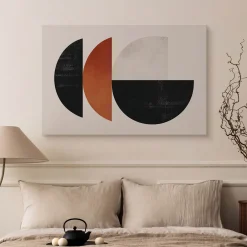 Obraz Figury Geometryczne W Stylu Boho 30x20cm