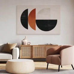 Obraz Figury Geometryczne W Stylu Boho 30x20cm