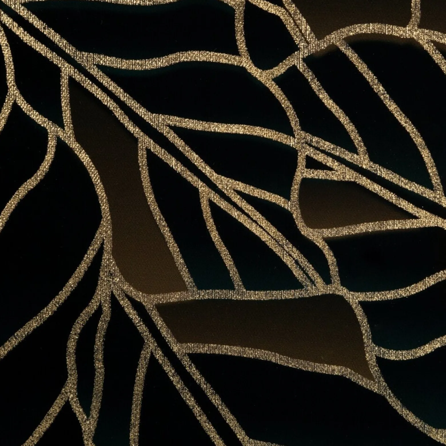 Obraz Glamour Złote Liście 53x53 cm LILI1