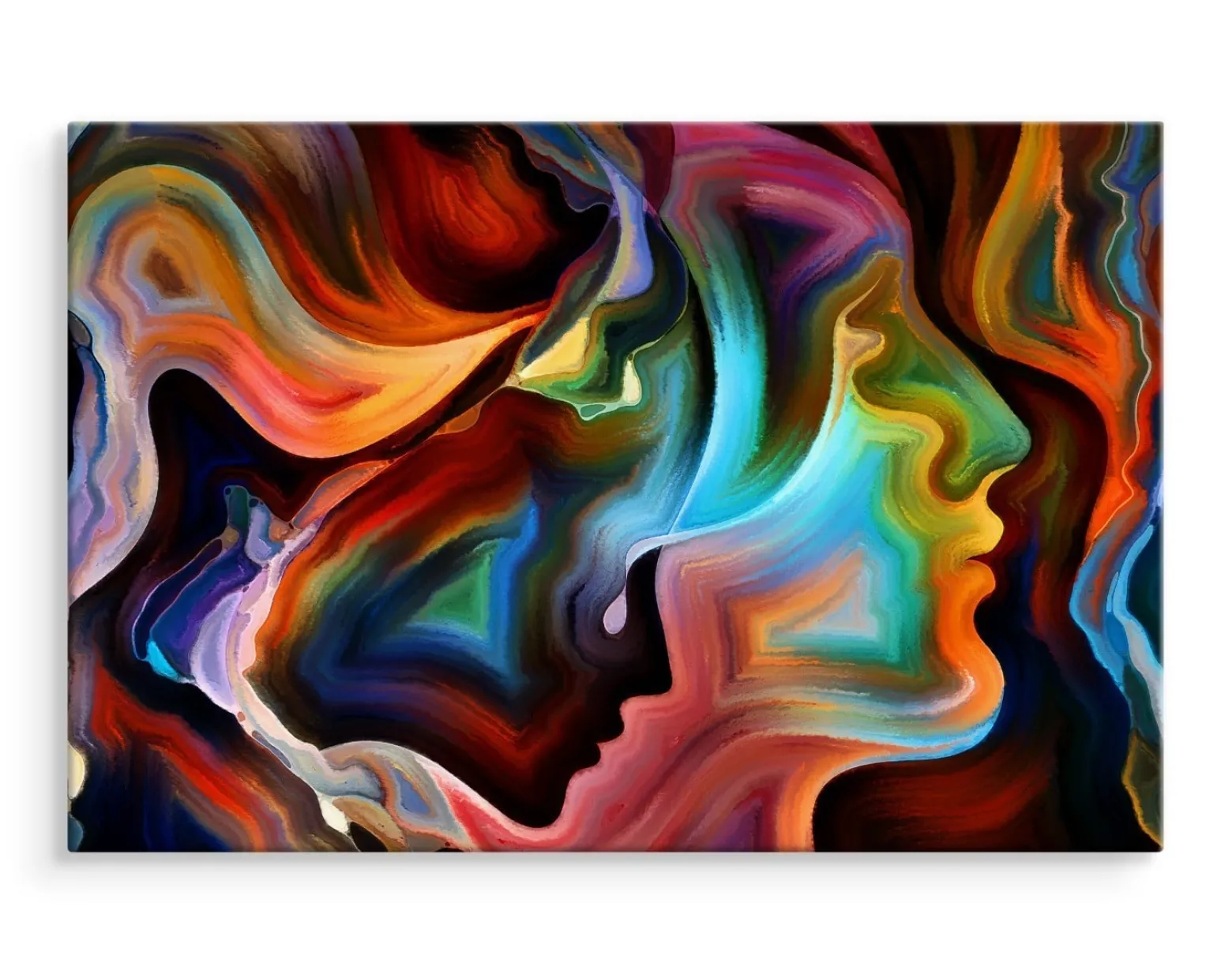 Obraz Na Płótnie Abstrakcyjne Twarze 30x20cm