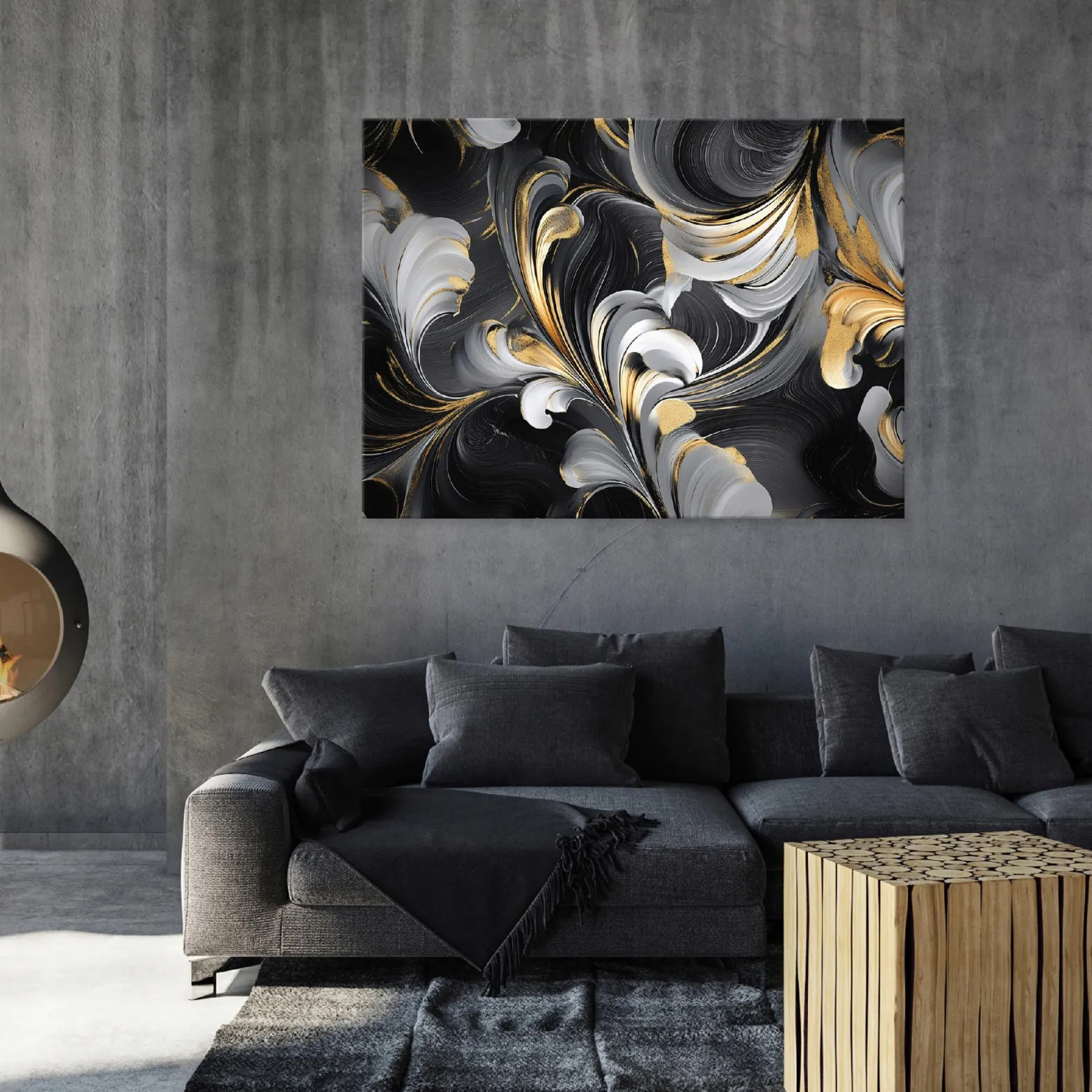 Obraz Na Płótnie Ścianę Abstrakcja Glamour Do Sypialni Salonu Kuchni 60X40