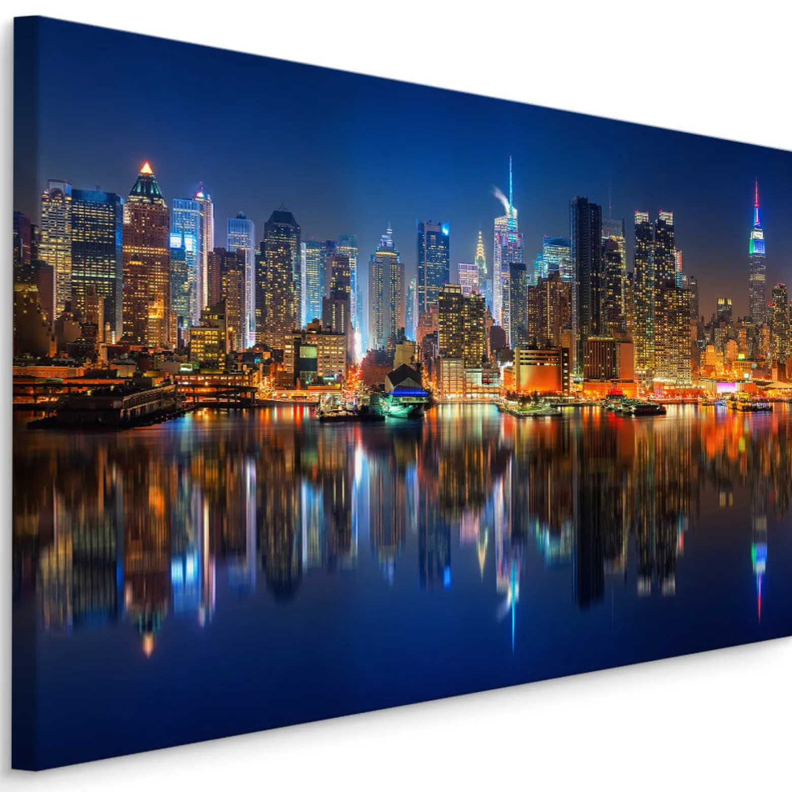 Obraz Panorama Manhattanu Nocą 30x20cm