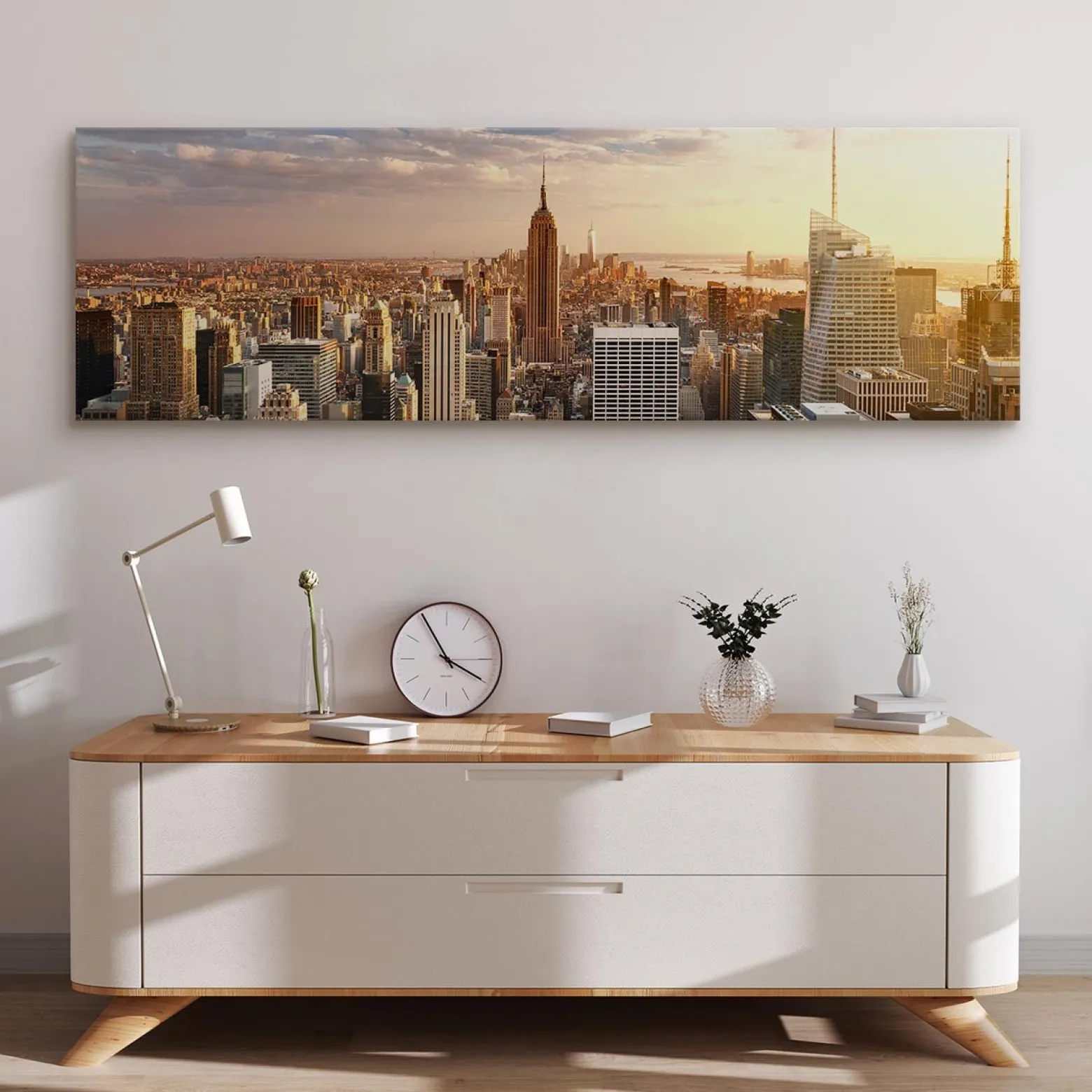 Obraz Panoramiczny Nowojorska Panorama 145x45cm