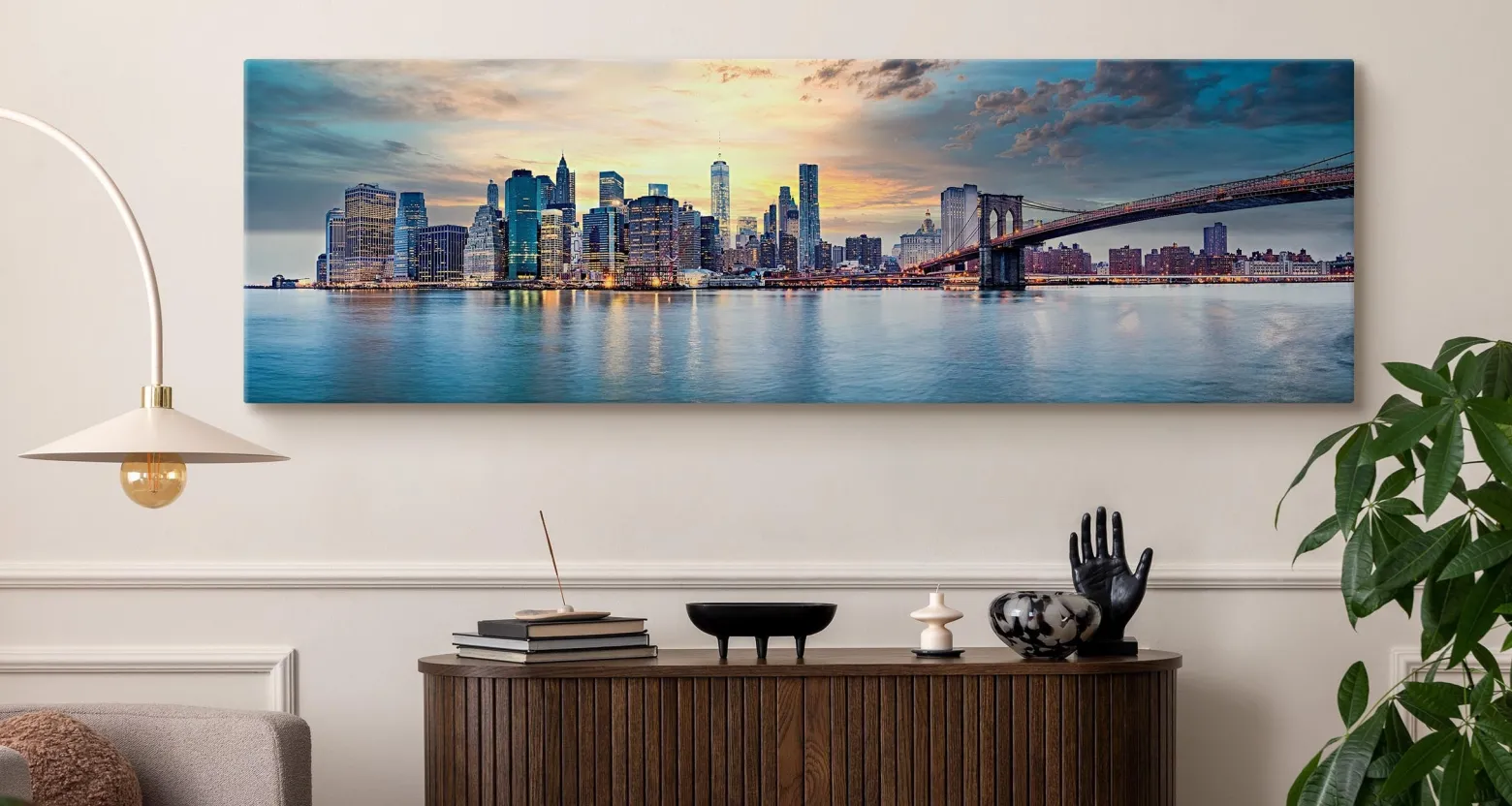 Obraz Panoramiczny Nowojorska Panorama 145x45cm