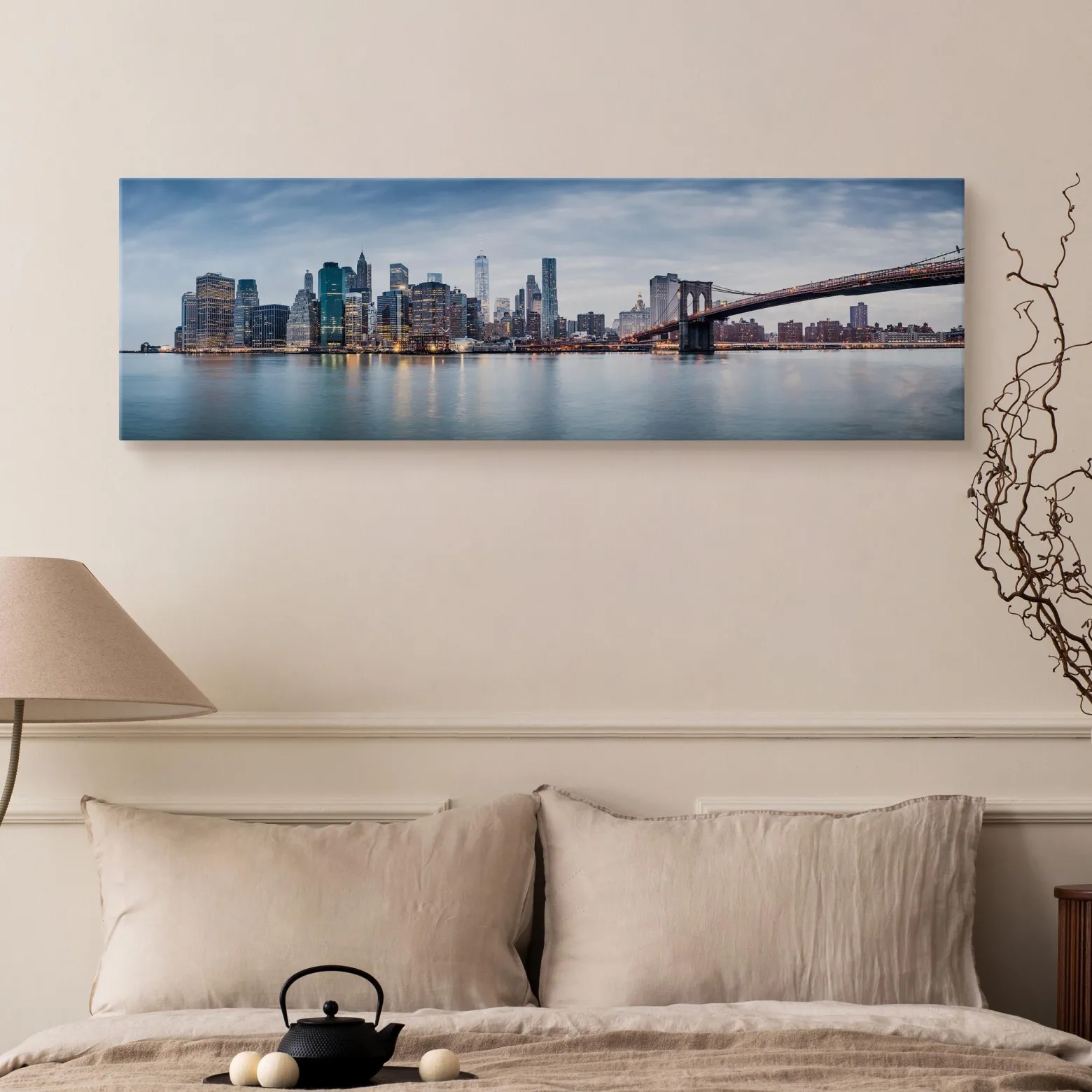 Obraz Panoramiczny Panorama Nowego Jorku 145x45cm