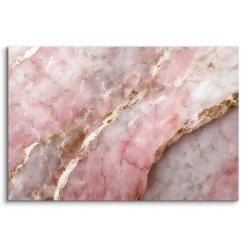 Obraz Różowy Marmur W Stylu Glamour 30x20cm