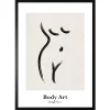 Obraz w ramie Body Art. Design No.1 53x73 cm