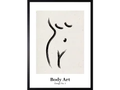 Obraz w ramie Body Art. Design No.1 53x73 cm