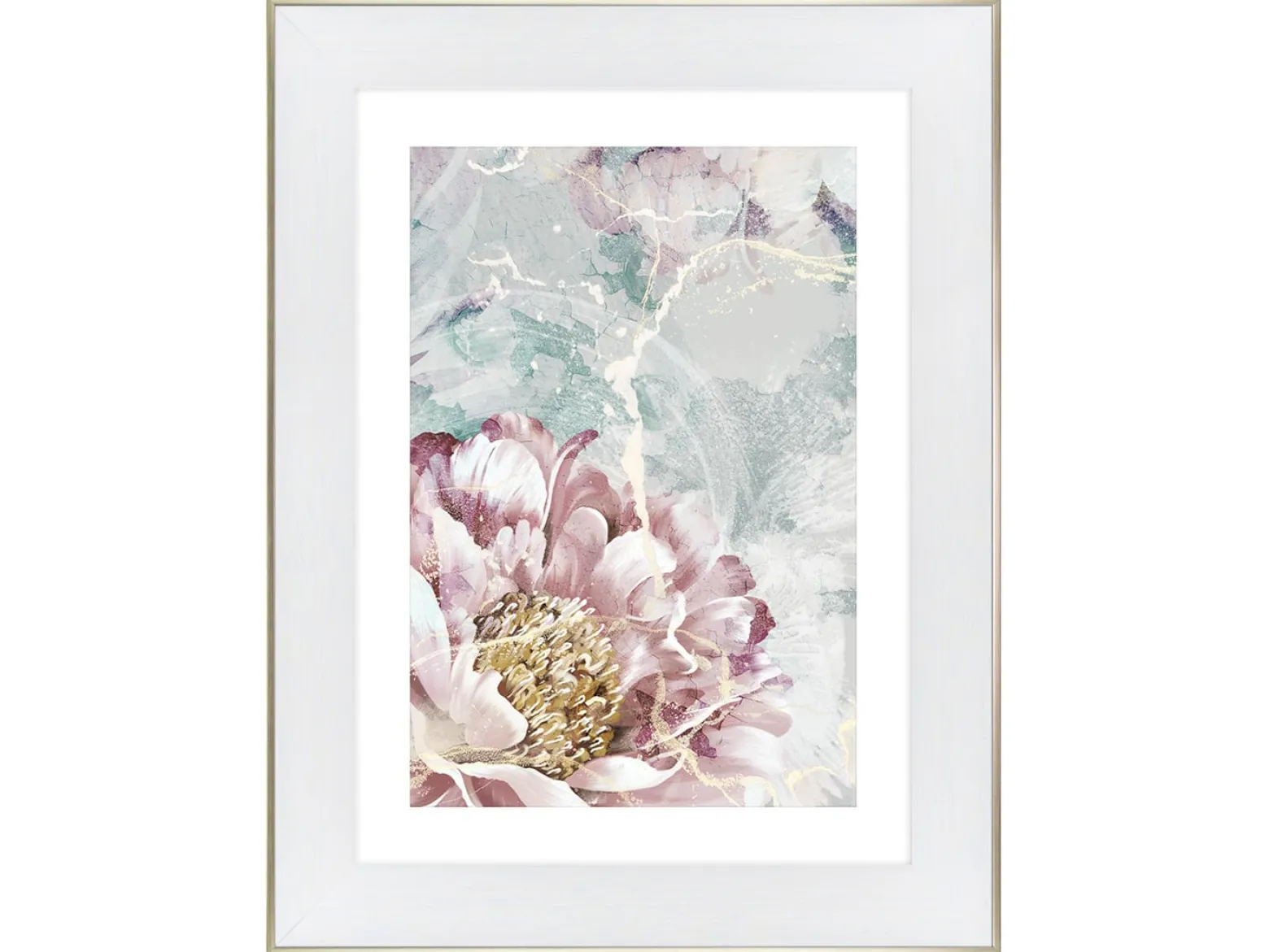 Obraz w ramie Watercolor Peony No. 1 64x84 cm