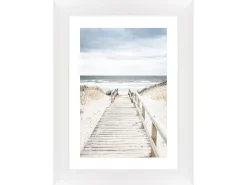Obraz w ramie Wooden Path To The Sea 62x82 cm