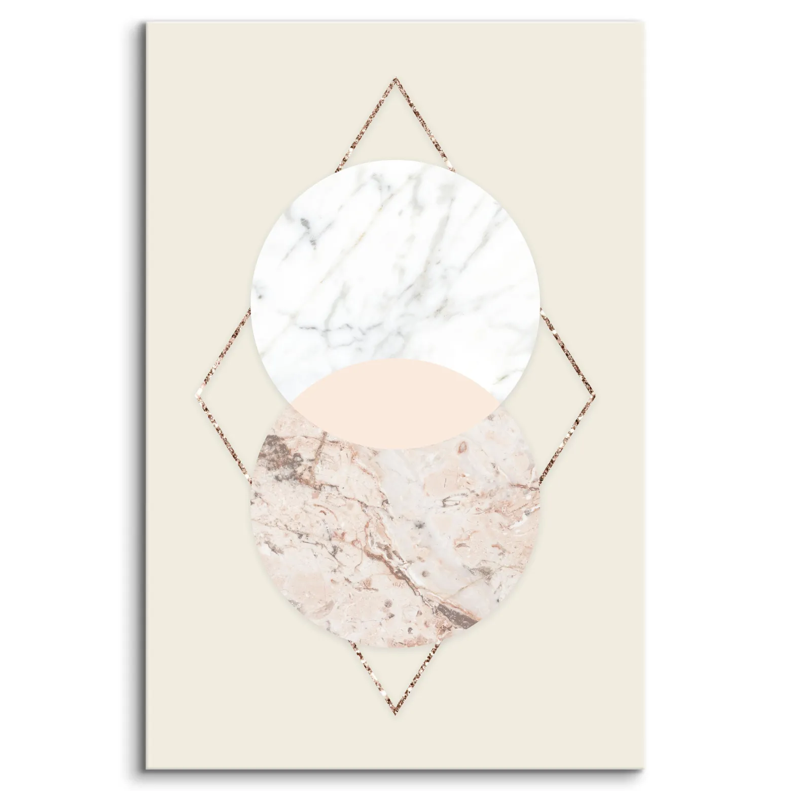 Obraz Wzór Geometryczny W Stylu Glamour 20x30cm