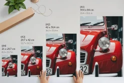 Obrazy na płótnie A4 Klasyczny samochód detale retro klimatu