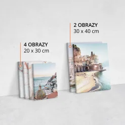 Obrazy Włoska Architektura 3D Kwiaty Marmur